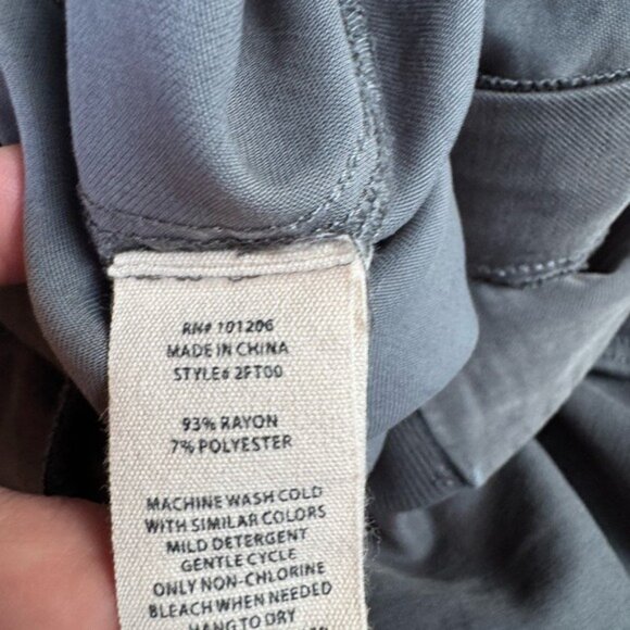 Soft Sorroundings Womens Bermuda Shorts Large Bohemian Beach Lightweight Grey - Picture 5 of 6